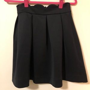 Black a-line skirt, worn once